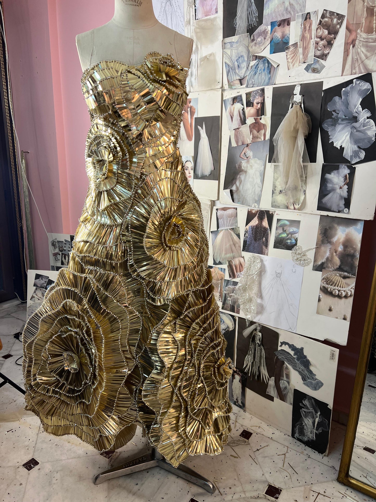 Golden Bloom Couture