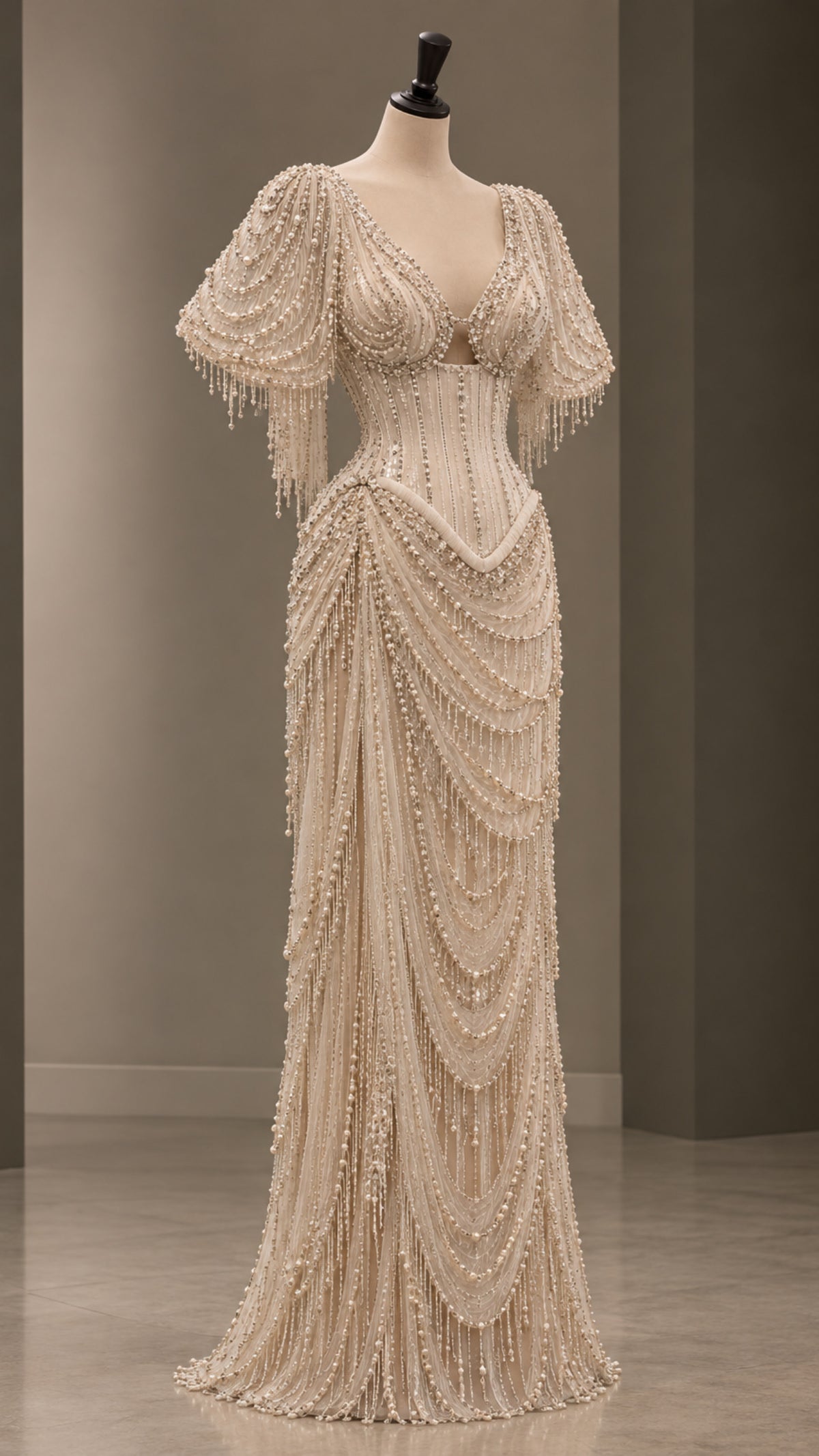 Pearl Éclat Gown
