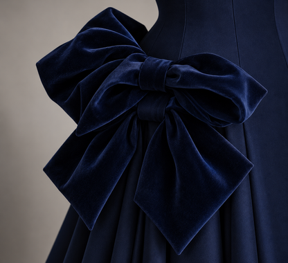 The Midnight Bloom Gown