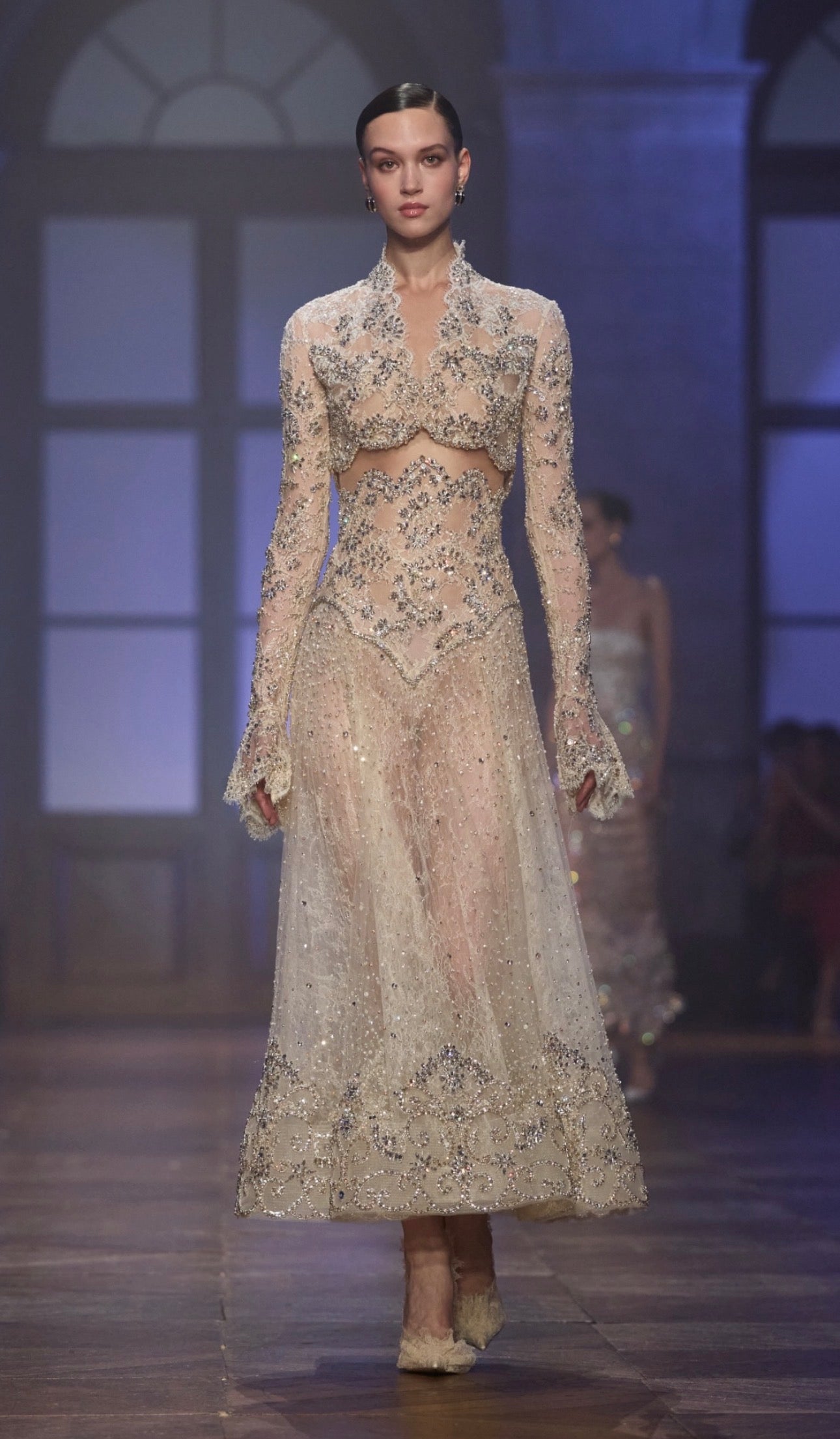 Celestial Crystal Couture Gown