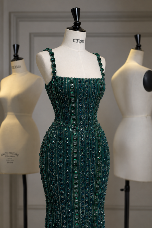 Turquoise gown