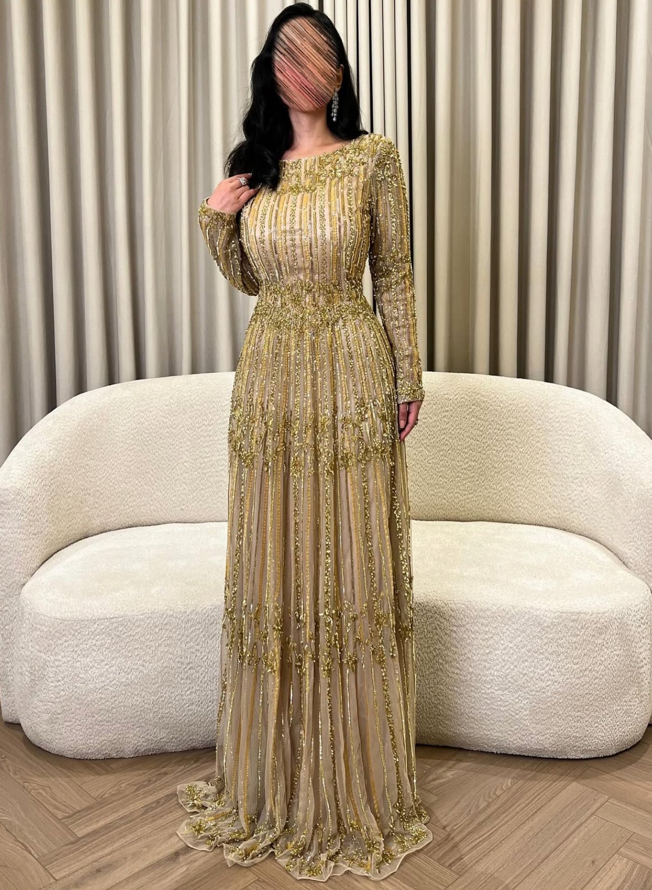 Golden Aurora Gown