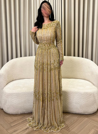 Golden Aurora Gown