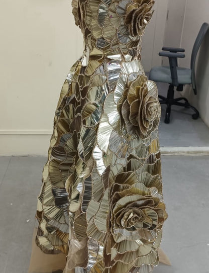 Aurora Gold Dress