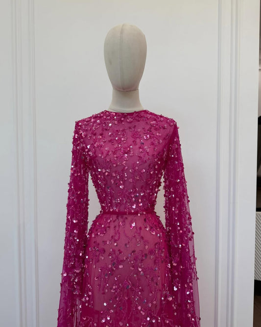 Fuchsia Grace Gown