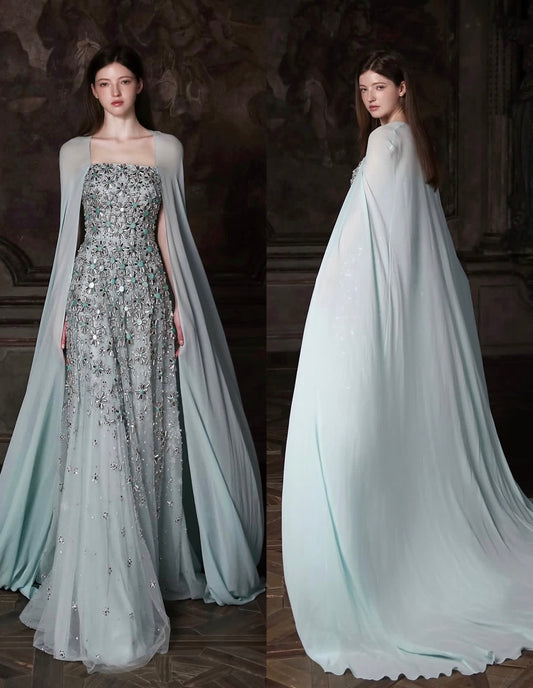 Celestia Veil Gown