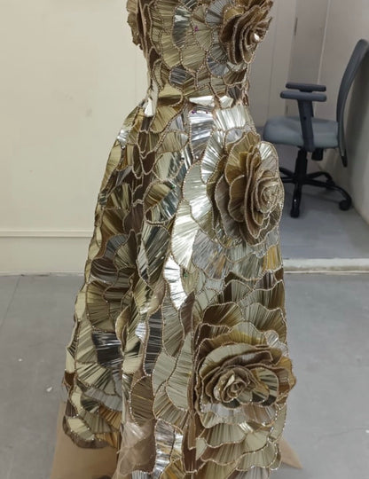 Golden Bloom Couture