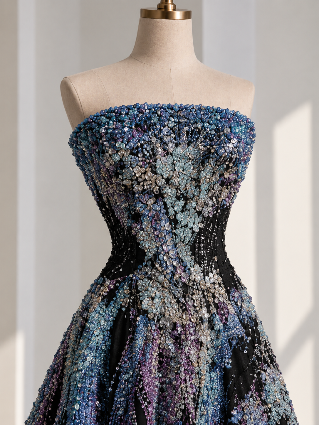 Celestia Embroidered Gown
