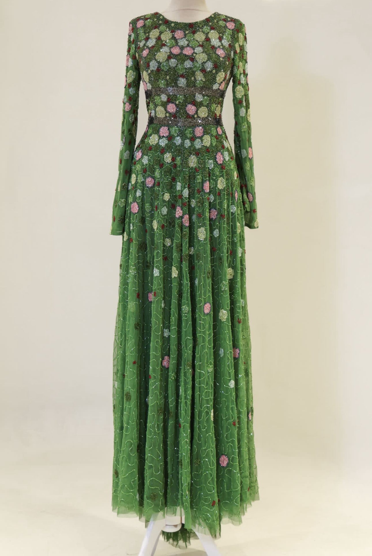Emerald Blossom Gown