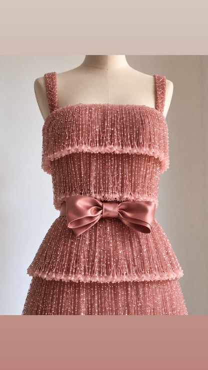 Rosé Elegance Gown