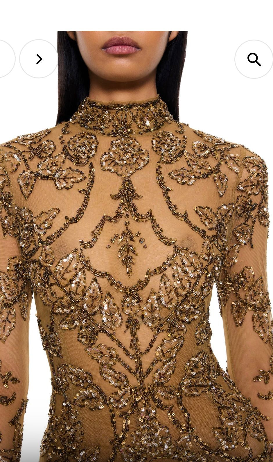 ‏custom made dress for a client