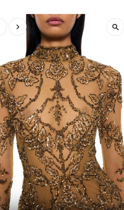 ‏custom made dress for a client