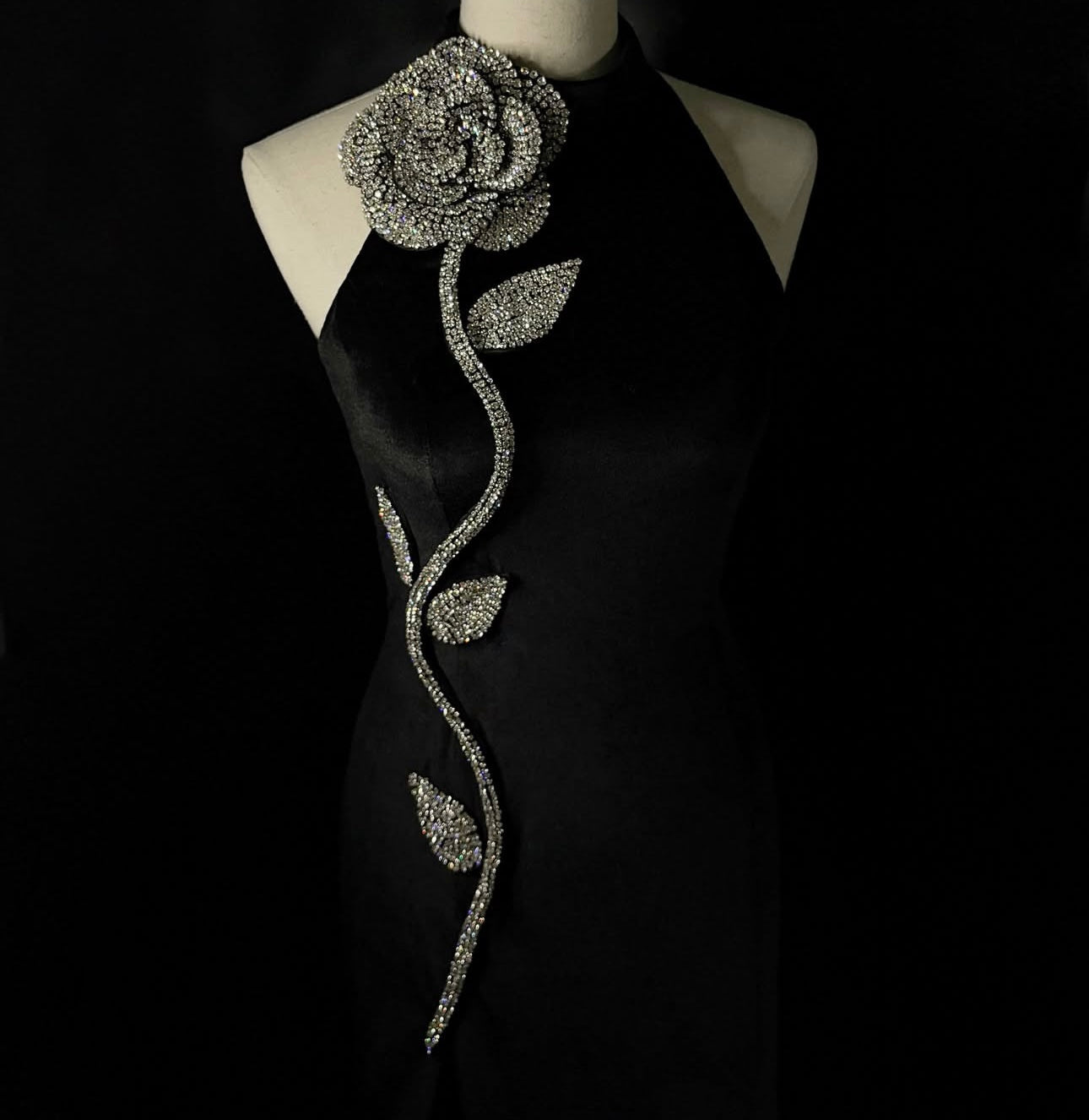 Midnight Rose Gown