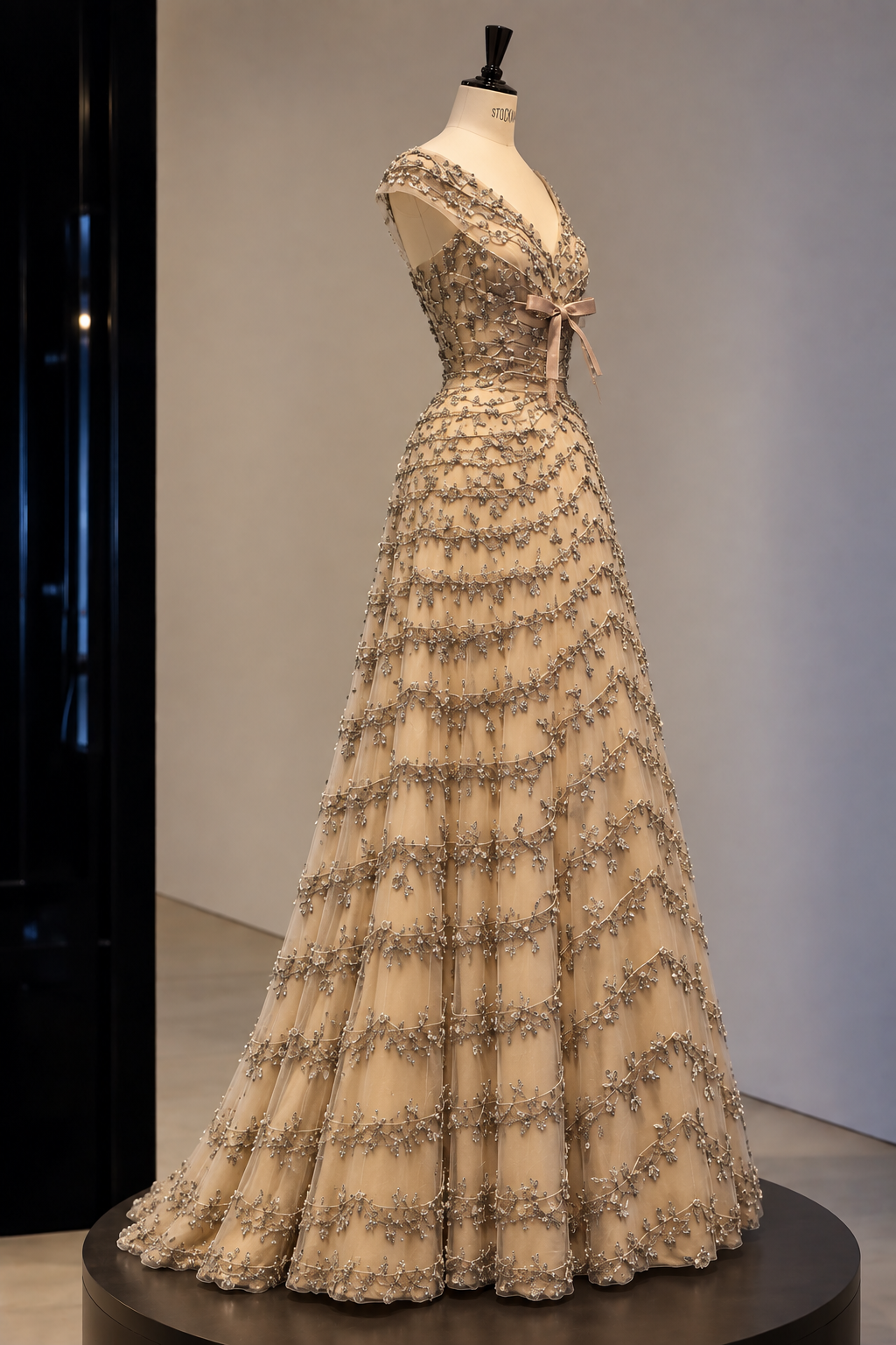 Champagne Stardust Gown
