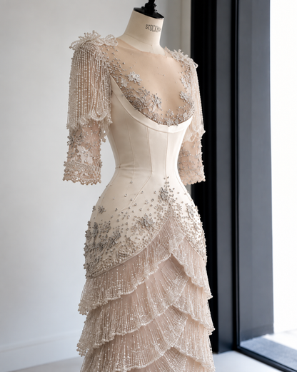 Celeste Pearl Gown