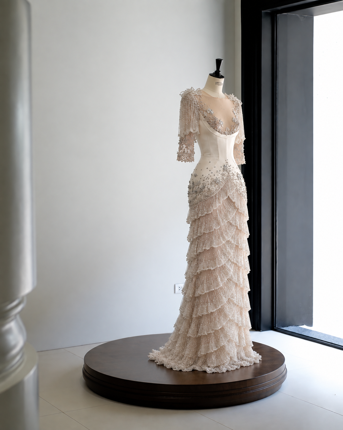 Celeste Pearl Gown