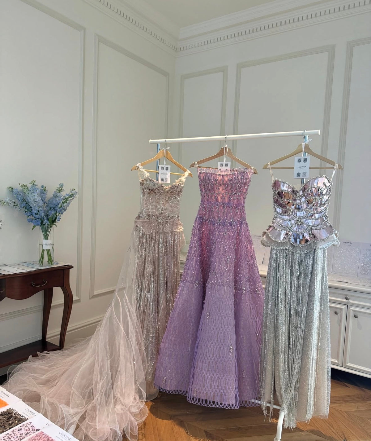 Lavender Éclat Gown