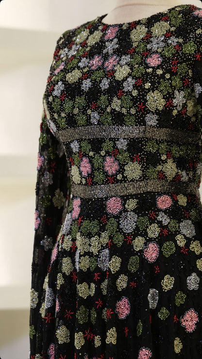 Emerald Blossom Gown