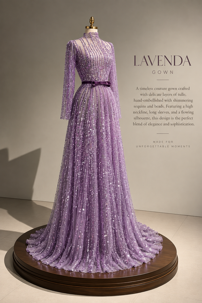 Lavender Grace Gown