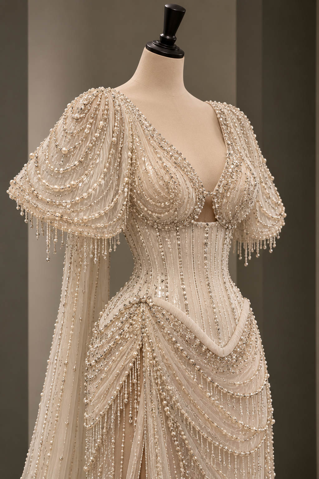 Pearl Éclat Gown