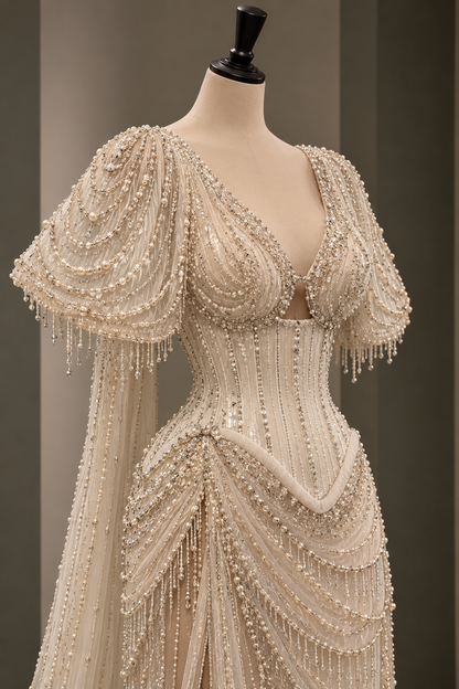 Pearl Éclat Gown