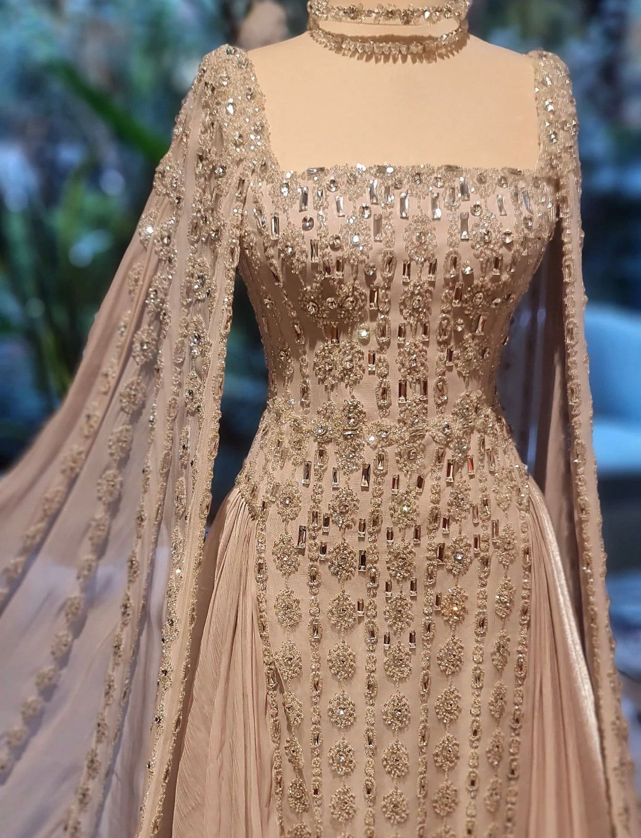 Champagne Crystal Gown