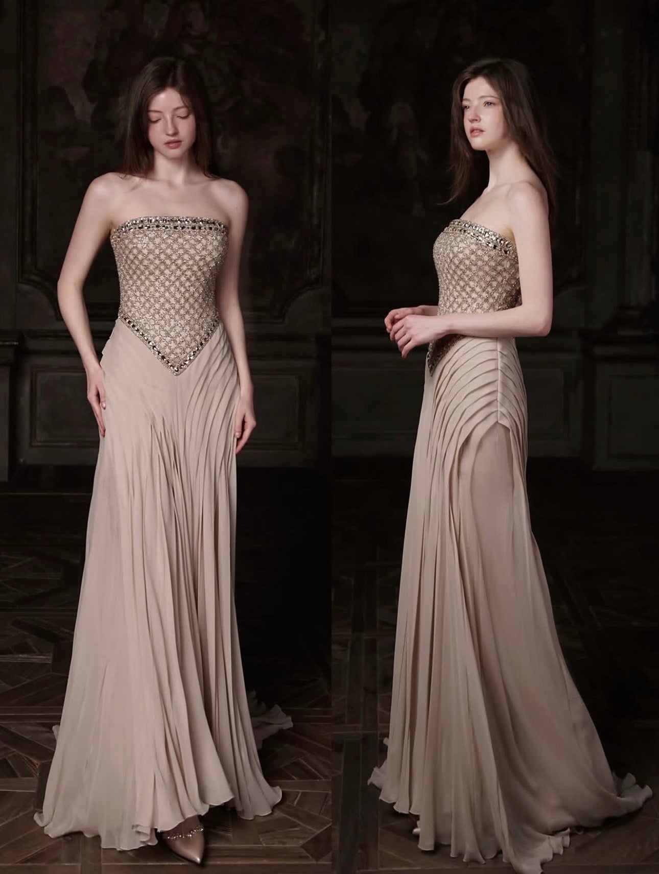 Champagne Dune Gown