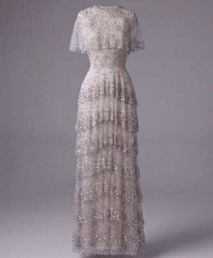 Amara Layered Gown