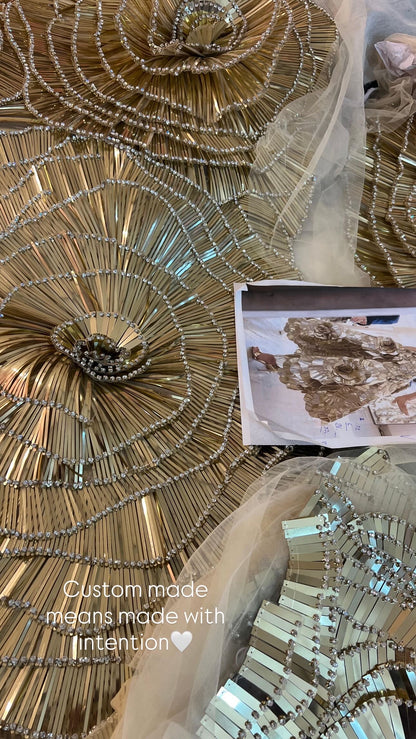 Golden Bloom Couture
