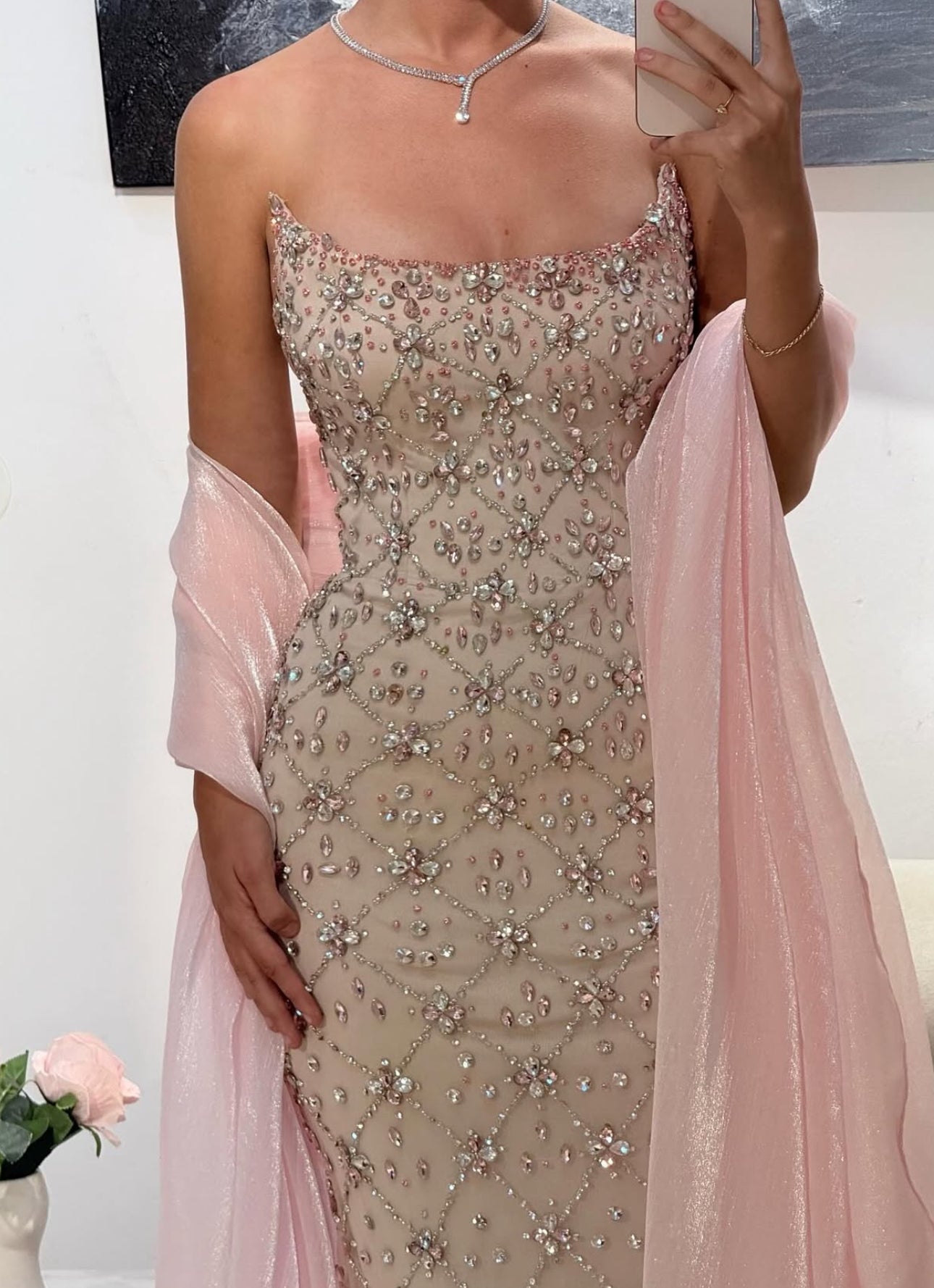 Blush Crystal Dream Gown