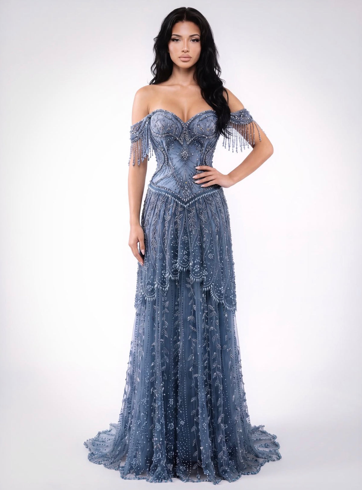 Azure Étoile Gown