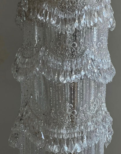Crystal Tears White Gown