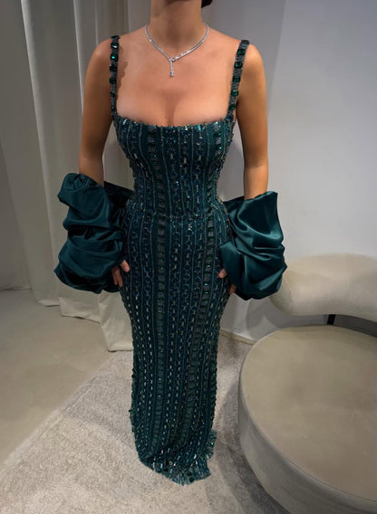 Turquoise gown