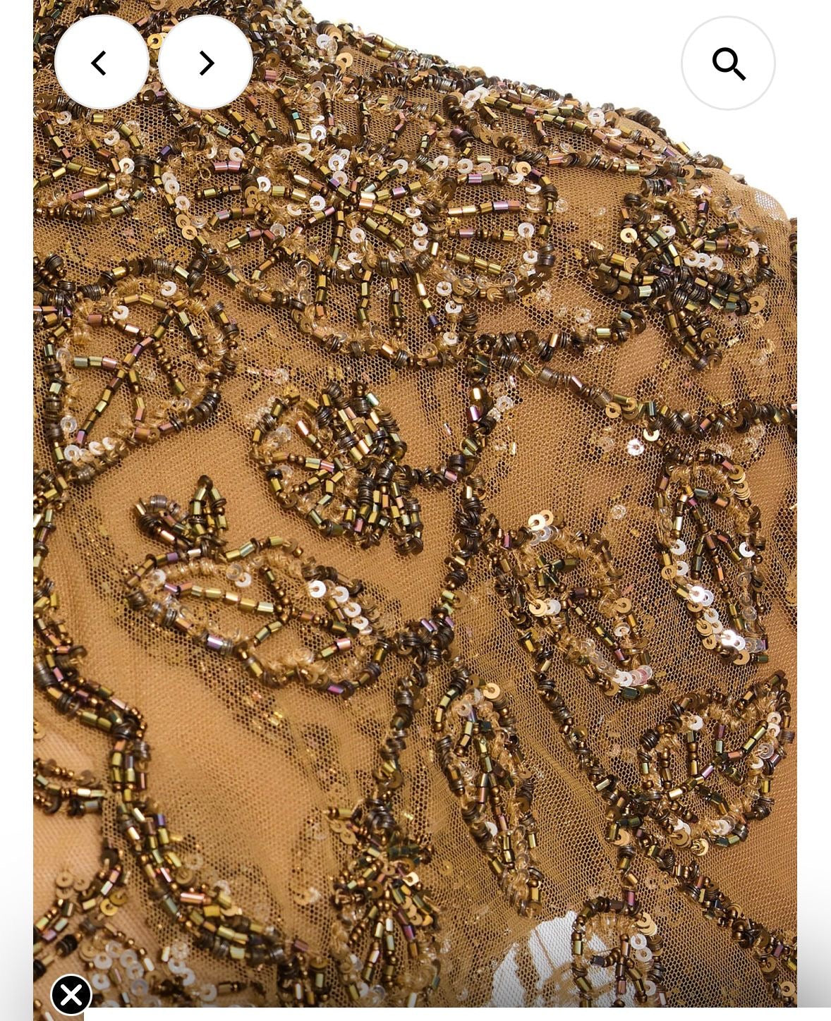 ‏custom made dress for a client