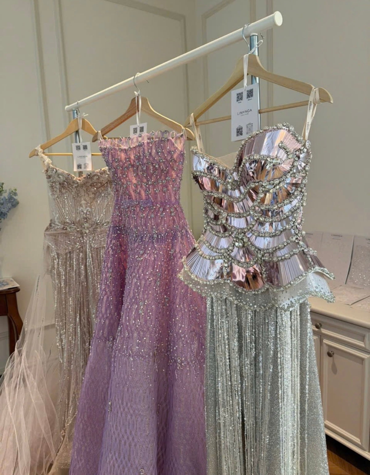 Lavender Éclat Gown