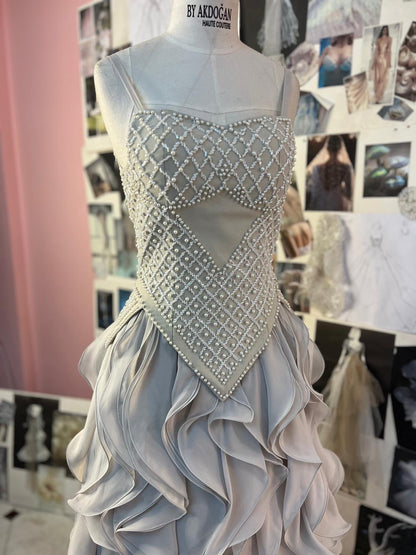 Layered Elegance Gown