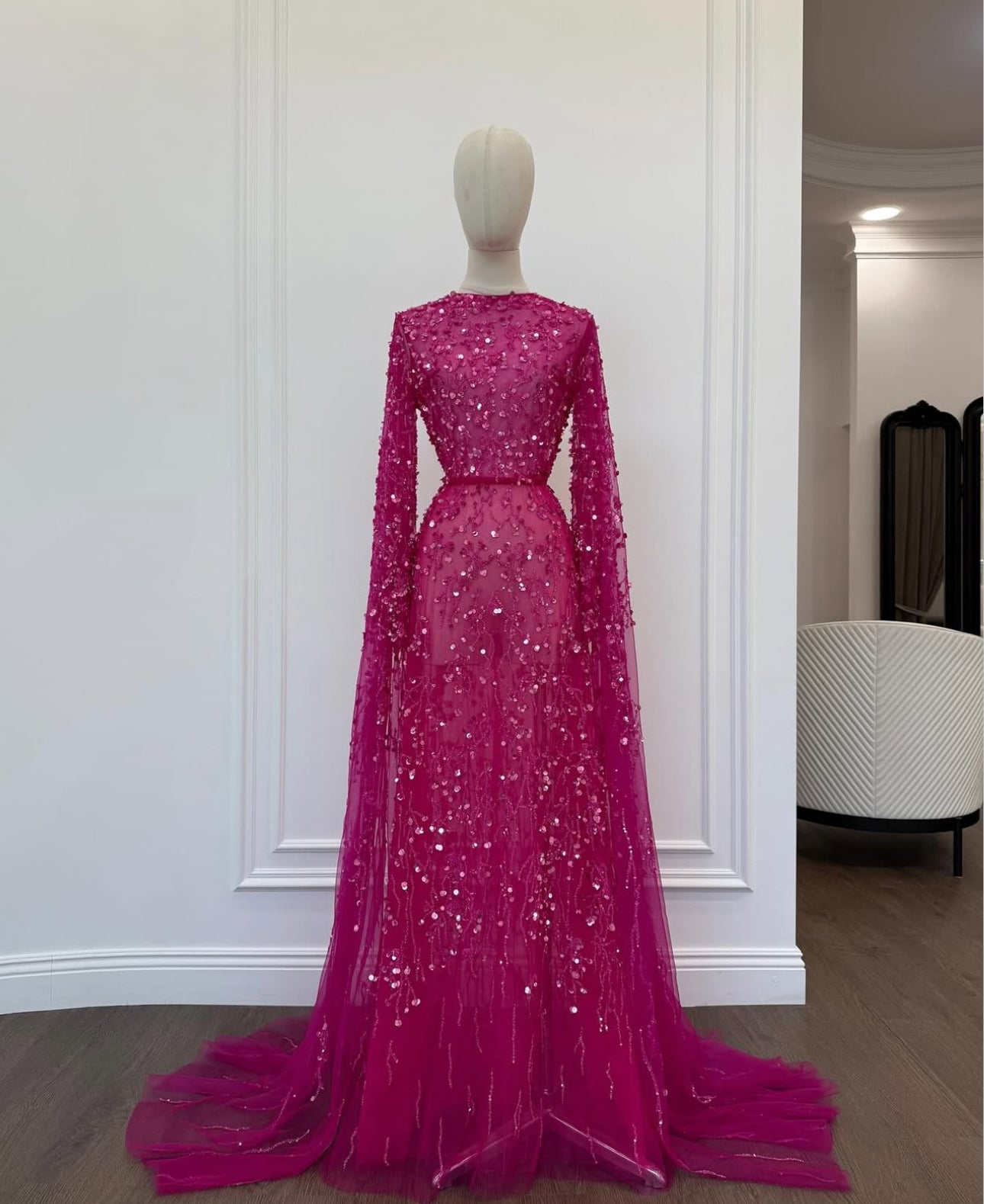 Fuchsia Grace Gown