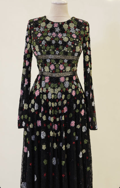 Emerald Blossom Gown