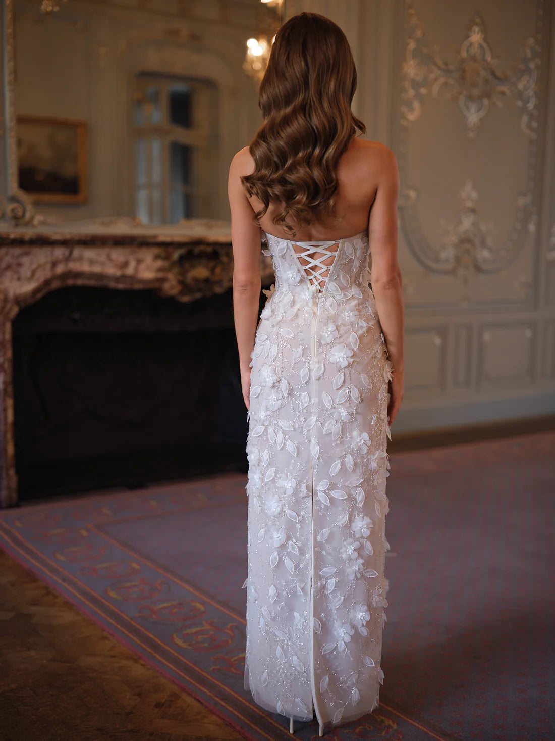 Timeless Charm with Arabella – A Gown Wrapped in Soft Petals