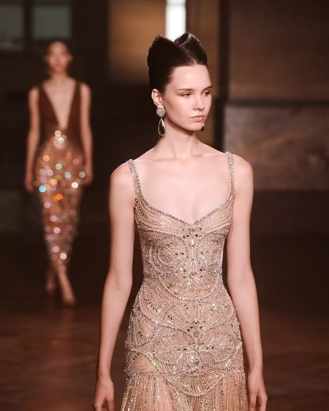 gilded grace lace dress Amandine