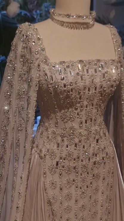 Champagne Crystal Gown